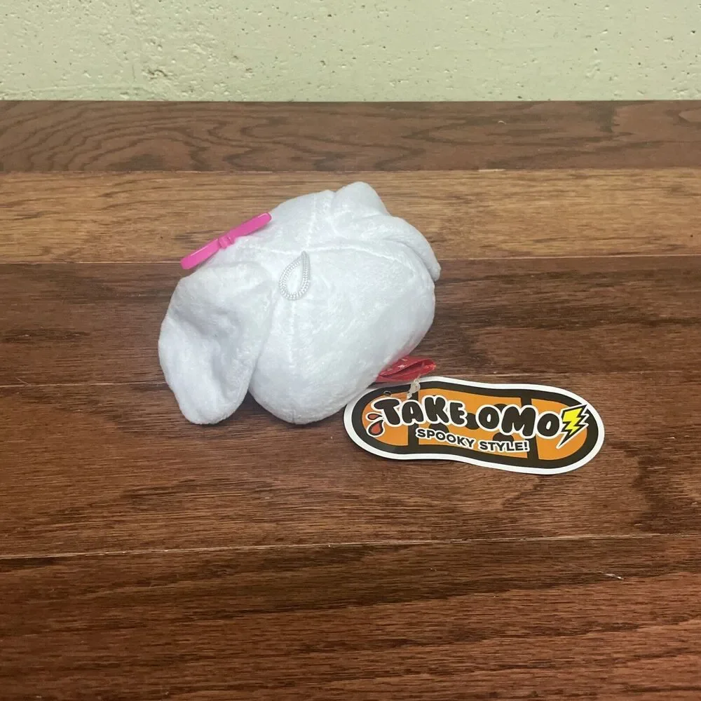 Take Omo DokiDoki Stuffed Plush White Vampire New Rare!